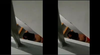 Quay lén quan hệ nhau lén lút ở thang bộ chung cư