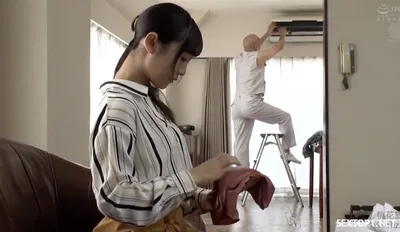 Thiếu thốn, vợ địt trộm với tên thợ sửa điều hòa
