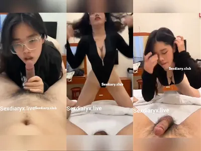 Em rau vú bự kính cận liếm cò điêu luyện