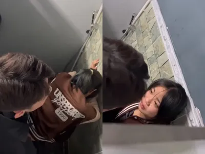 Phát hiện đôi buồi sâu vụng trộm nện nhau trong toilet cf